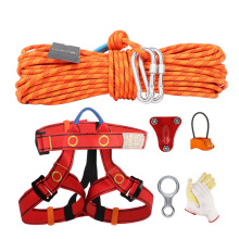 High rise wire rope safety rope earthquake emergency rescue kit fire escape home suit fire emergency kit
